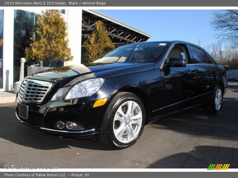 Black / Almond Beige 2010 Mercedes-Benz E 350 Sedan