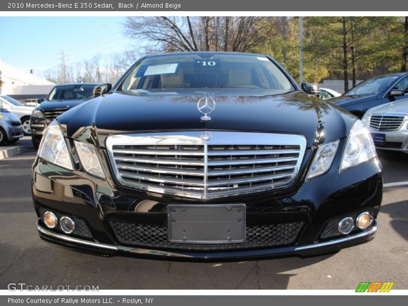 Black / Almond Beige 2010 Mercedes-Benz E 350 Sedan