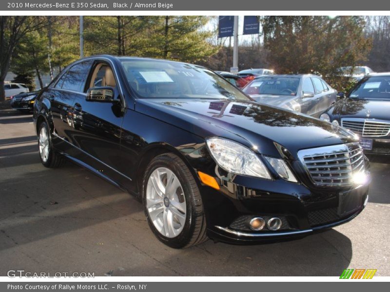 Black / Almond Beige 2010 Mercedes-Benz E 350 Sedan