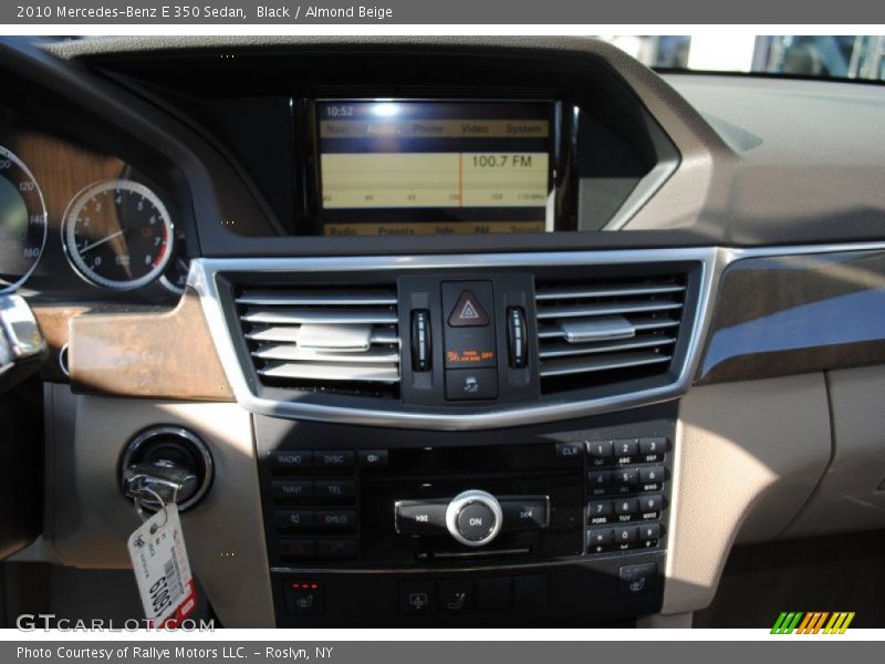 Black / Almond Beige 2010 Mercedes-Benz E 350 Sedan