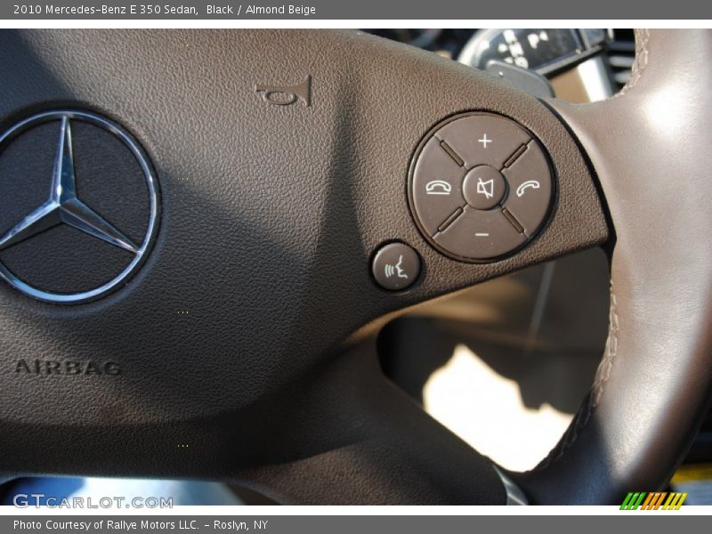 Black / Almond Beige 2010 Mercedes-Benz E 350 Sedan