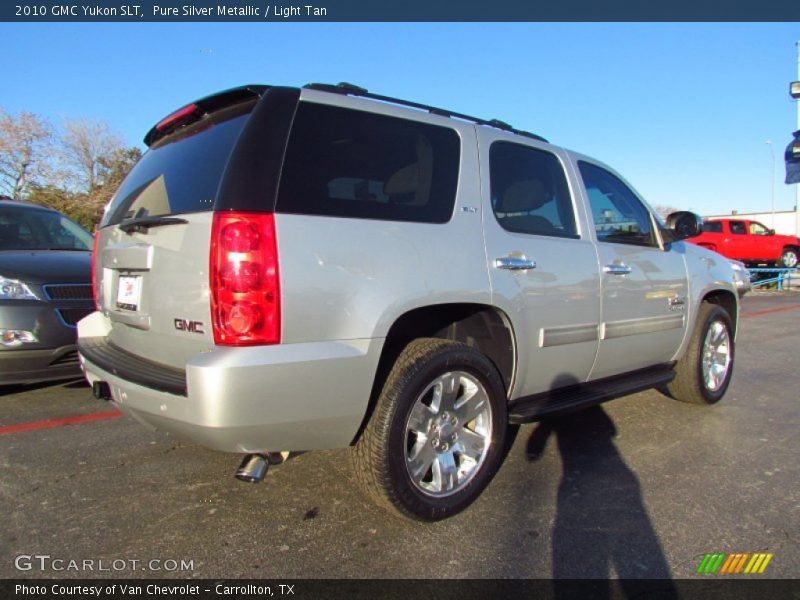 Pure Silver Metallic / Light Tan 2010 GMC Yukon SLT