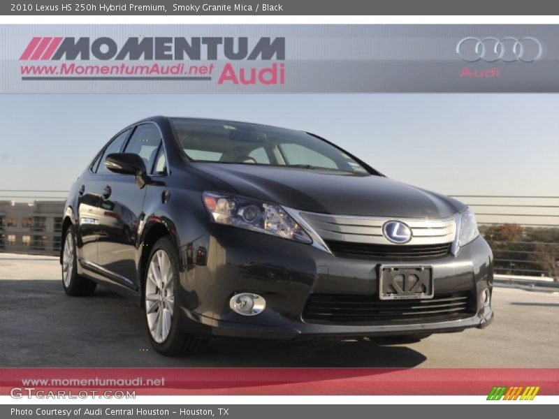 Smoky Granite Mica / Black 2010 Lexus HS 250h Hybrid Premium