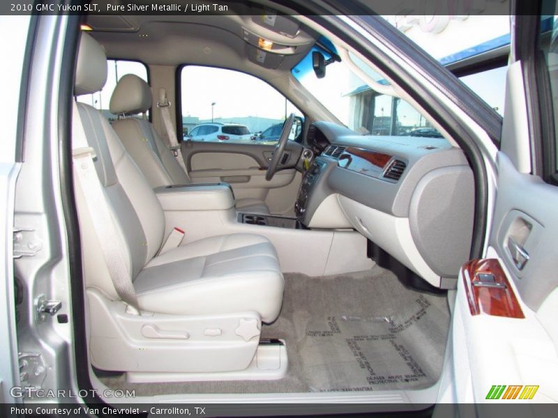 Pure Silver Metallic / Light Tan 2010 GMC Yukon SLT