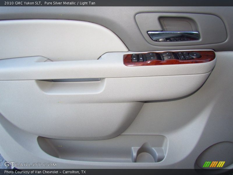 Pure Silver Metallic / Light Tan 2010 GMC Yukon SLT