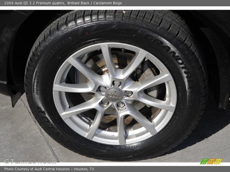Brilliant Black / Cardamom Beige 2009 Audi Q5 3.2 Premium quattro