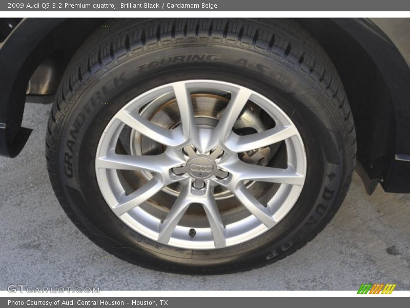 Brilliant Black / Cardamom Beige 2009 Audi Q5 3.2 Premium quattro