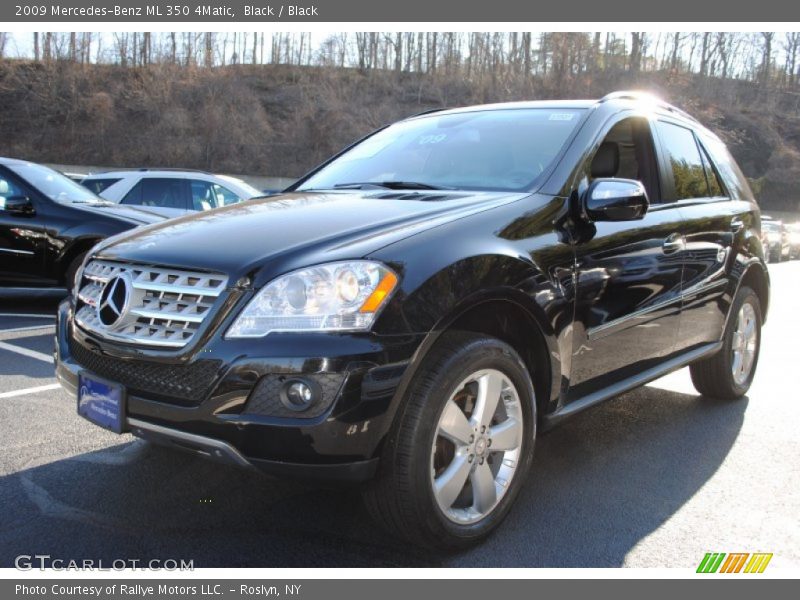 Black / Black 2009 Mercedes-Benz ML 350 4Matic