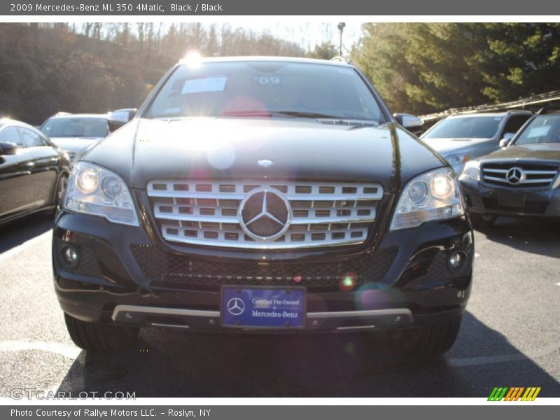 Black / Black 2009 Mercedes-Benz ML 350 4Matic