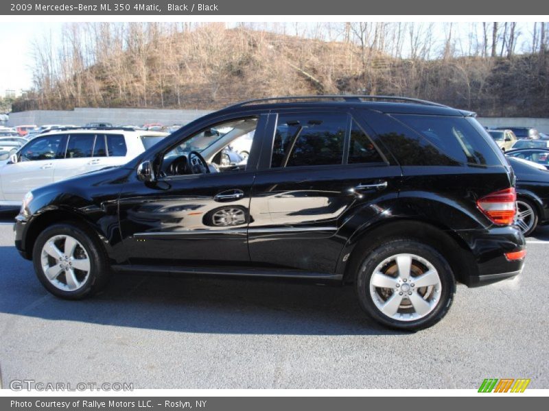 Black / Black 2009 Mercedes-Benz ML 350 4Matic