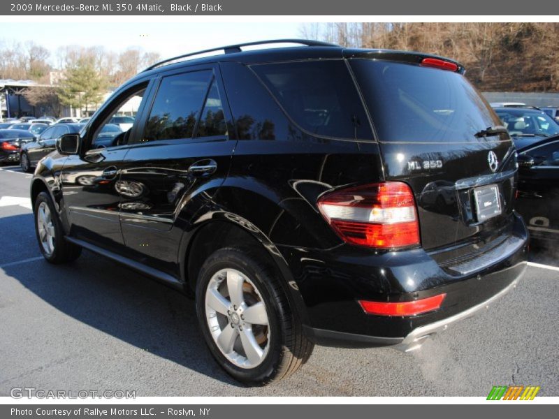 Black / Black 2009 Mercedes-Benz ML 350 4Matic