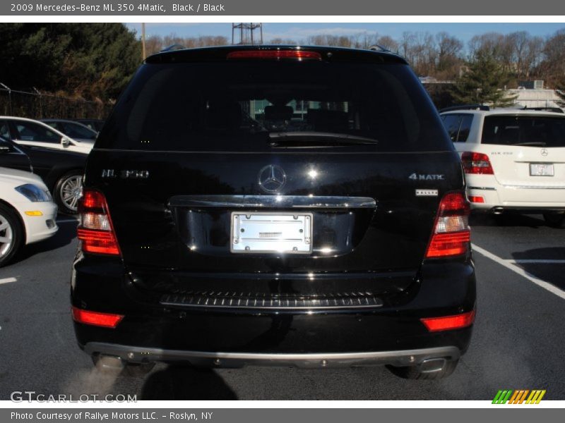 Black / Black 2009 Mercedes-Benz ML 350 4Matic
