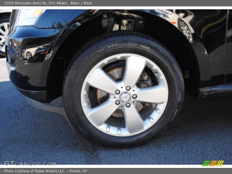 Black / Black 2009 Mercedes-Benz ML 350 4Matic