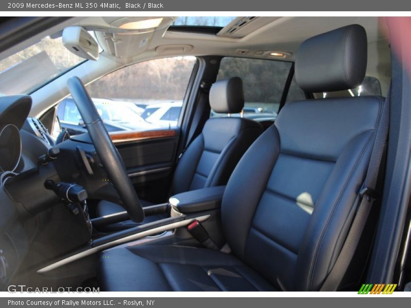 Black / Black 2009 Mercedes-Benz ML 350 4Matic