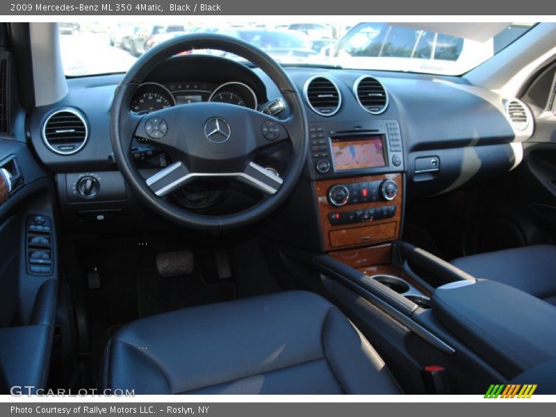 Black / Black 2009 Mercedes-Benz ML 350 4Matic