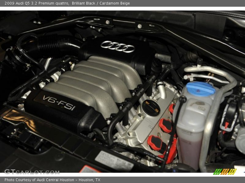 Brilliant Black / Cardamom Beige 2009 Audi Q5 3.2 Premium quattro