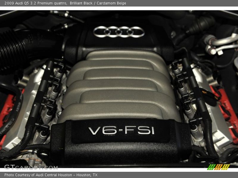 Brilliant Black / Cardamom Beige 2009 Audi Q5 3.2 Premium quattro