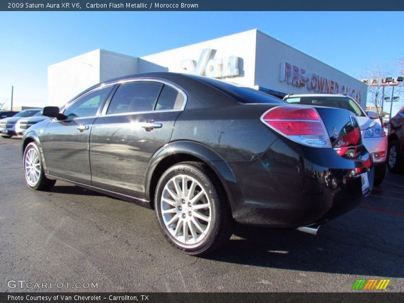 Carbon Flash Metallic / Morocco Brown 2009 Saturn Aura XR V6