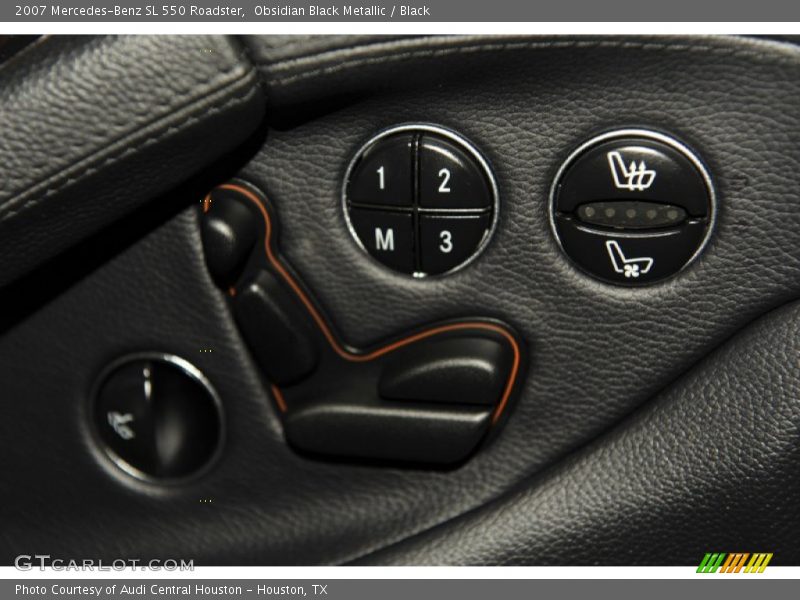 Obsidian Black Metallic / Black 2007 Mercedes-Benz SL 550 Roadster