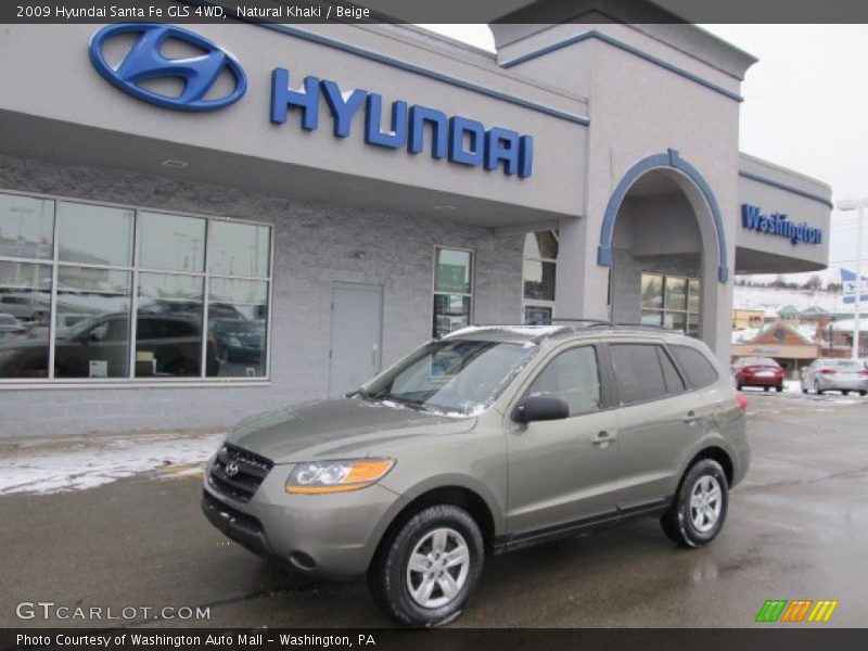 Natural Khaki / Beige 2009 Hyundai Santa Fe GLS 4WD