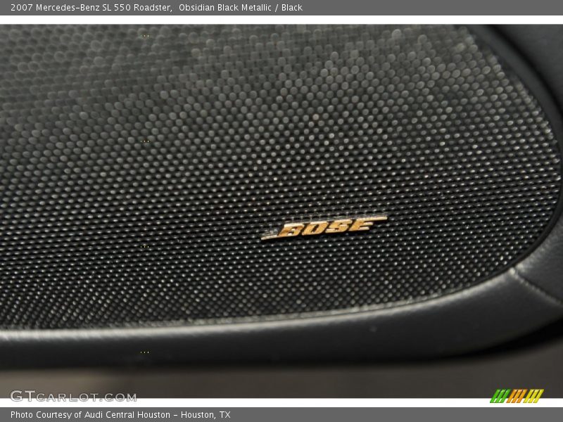 Obsidian Black Metallic / Black 2007 Mercedes-Benz SL 550 Roadster