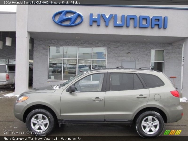 Natural Khaki / Beige 2009 Hyundai Santa Fe GLS 4WD