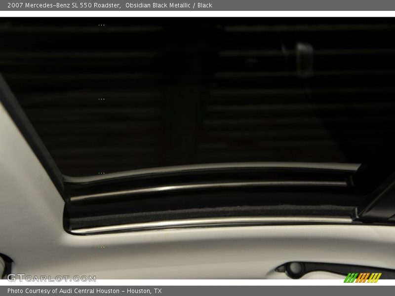 Obsidian Black Metallic / Black 2007 Mercedes-Benz SL 550 Roadster
