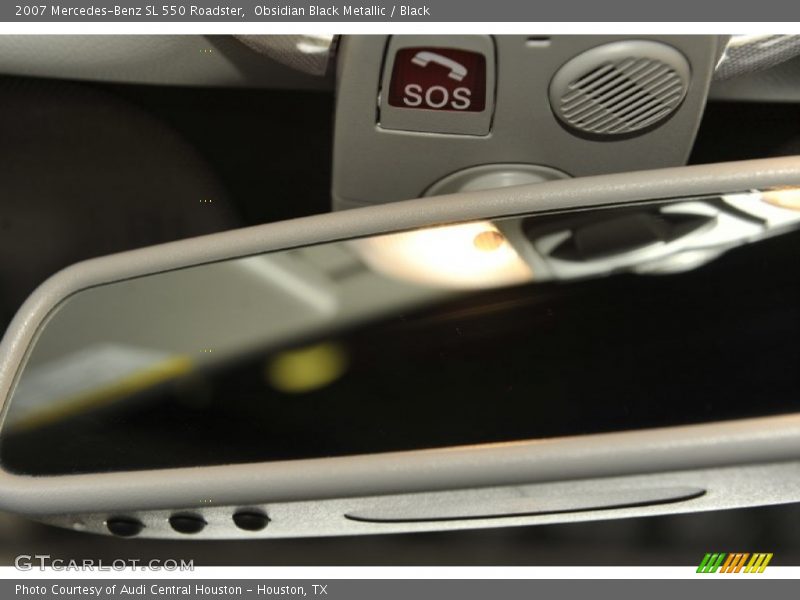 Obsidian Black Metallic / Black 2007 Mercedes-Benz SL 550 Roadster