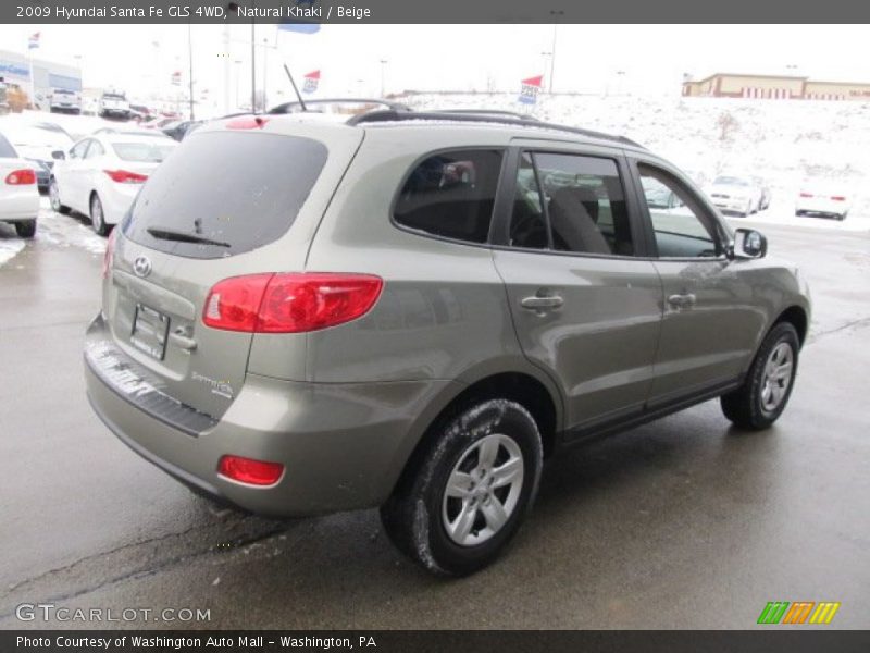 Natural Khaki / Beige 2009 Hyundai Santa Fe GLS 4WD