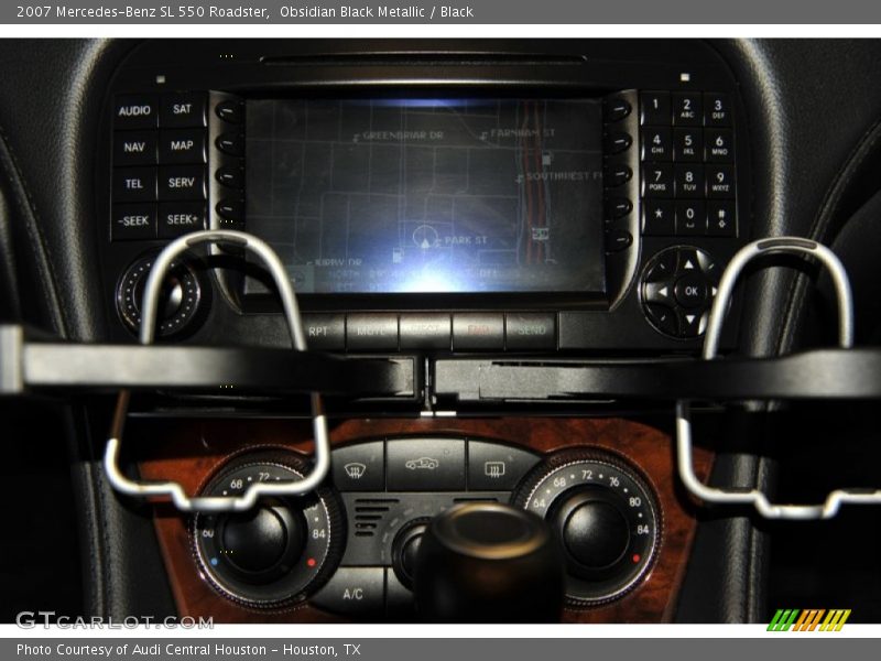 Obsidian Black Metallic / Black 2007 Mercedes-Benz SL 550 Roadster