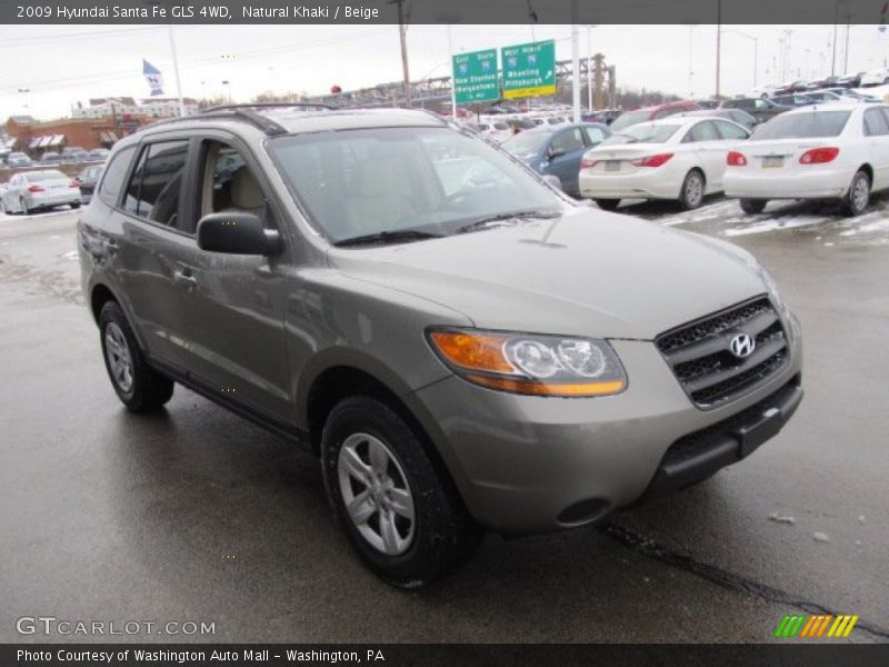 Natural Khaki / Beige 2009 Hyundai Santa Fe GLS 4WD