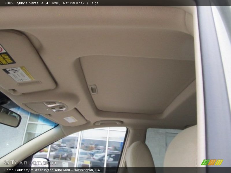 Natural Khaki / Beige 2009 Hyundai Santa Fe GLS 4WD