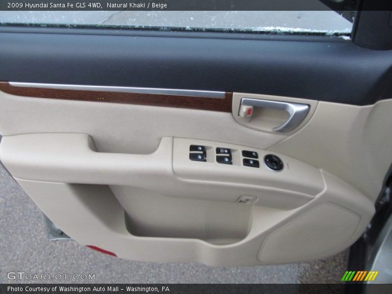 Natural Khaki / Beige 2009 Hyundai Santa Fe GLS 4WD
