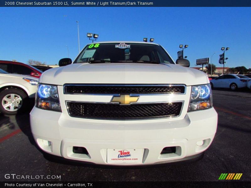 Summit White / Light Titanium/Dark Titanium 2008 Chevrolet Suburban 1500 LS