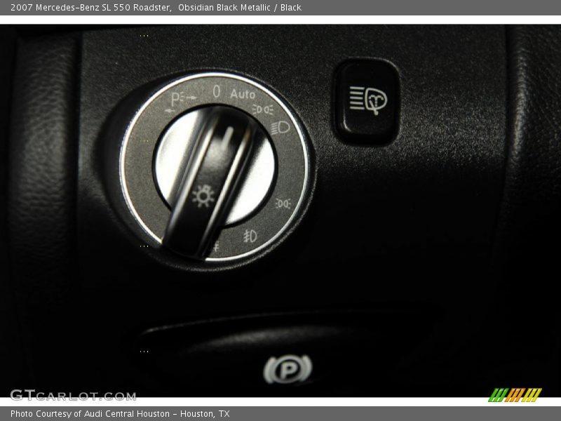 Obsidian Black Metallic / Black 2007 Mercedes-Benz SL 550 Roadster