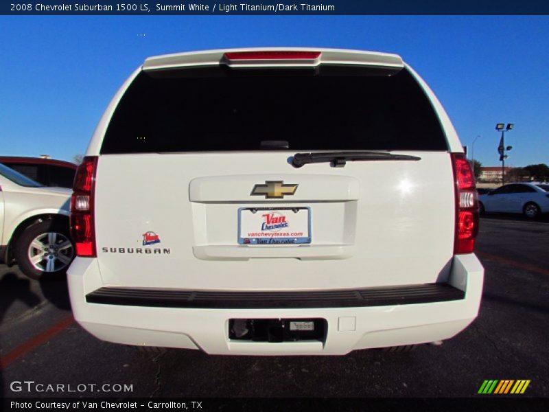 Summit White / Light Titanium/Dark Titanium 2008 Chevrolet Suburban 1500 LS