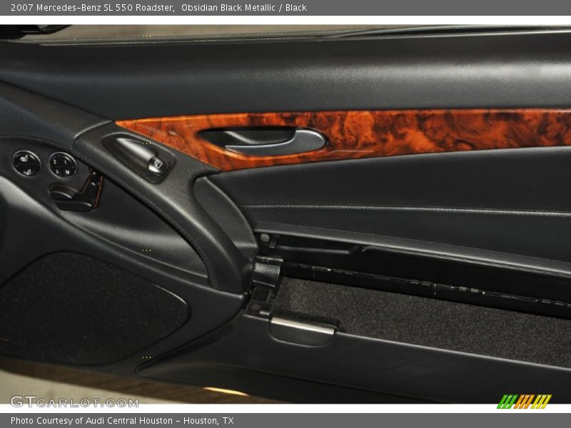 Obsidian Black Metallic / Black 2007 Mercedes-Benz SL 550 Roadster