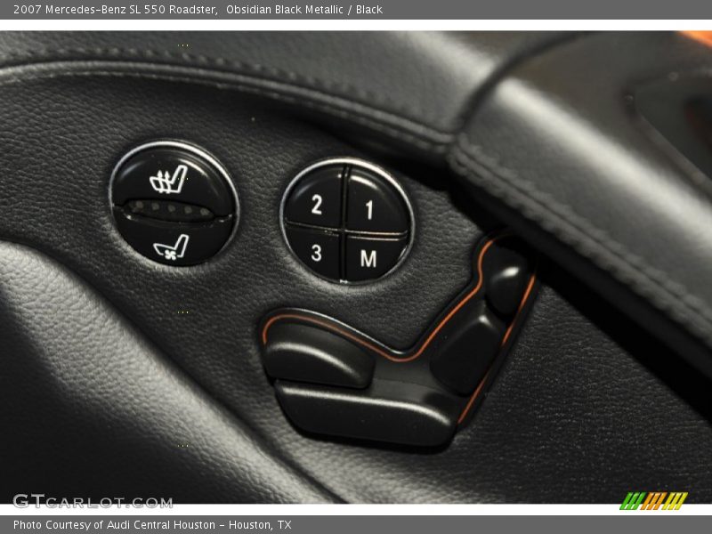 Obsidian Black Metallic / Black 2007 Mercedes-Benz SL 550 Roadster