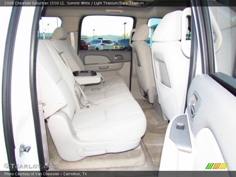 Summit White / Light Titanium/Dark Titanium 2008 Chevrolet Suburban 1500 LS
