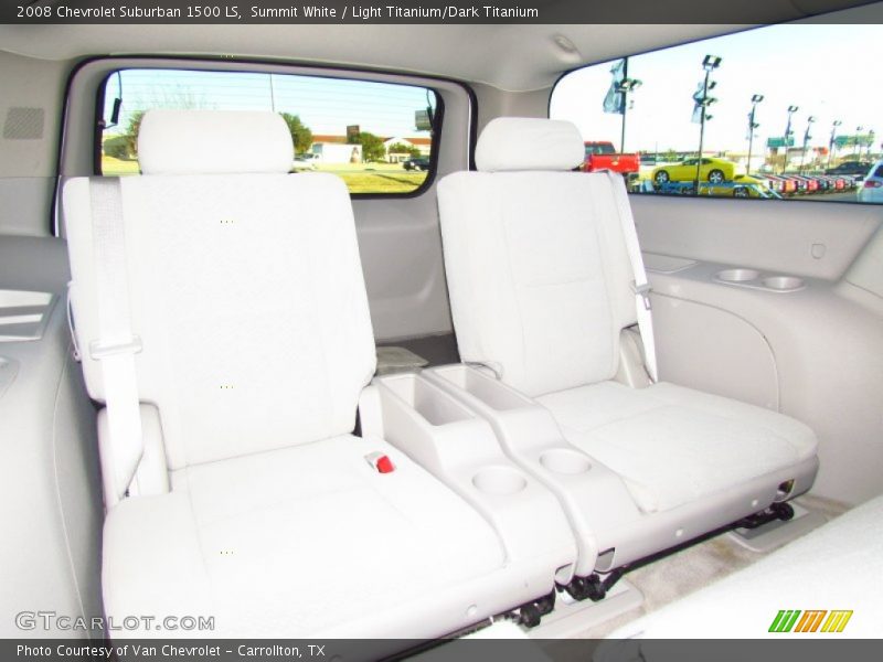 Summit White / Light Titanium/Dark Titanium 2008 Chevrolet Suburban 1500 LS