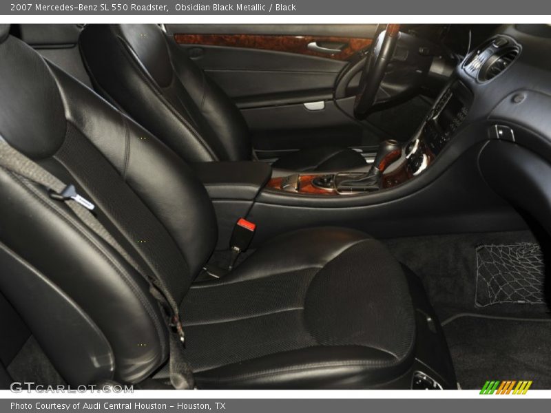 Obsidian Black Metallic / Black 2007 Mercedes-Benz SL 550 Roadster