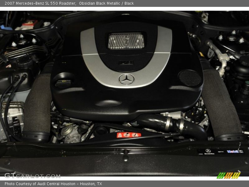 Obsidian Black Metallic / Black 2007 Mercedes-Benz SL 550 Roadster