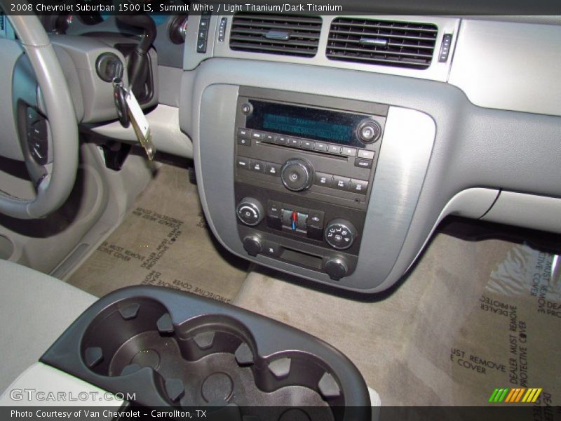 Summit White / Light Titanium/Dark Titanium 2008 Chevrolet Suburban 1500 LS