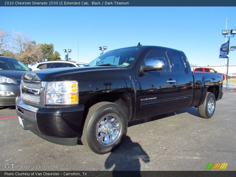 Black / Dark Titanium 2010 Chevrolet Silverado 1500 LS Extended Cab