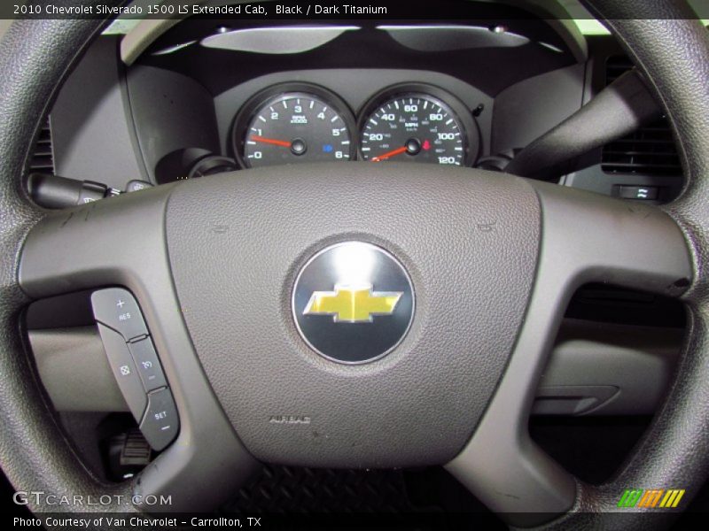 Black / Dark Titanium 2010 Chevrolet Silverado 1500 LS Extended Cab