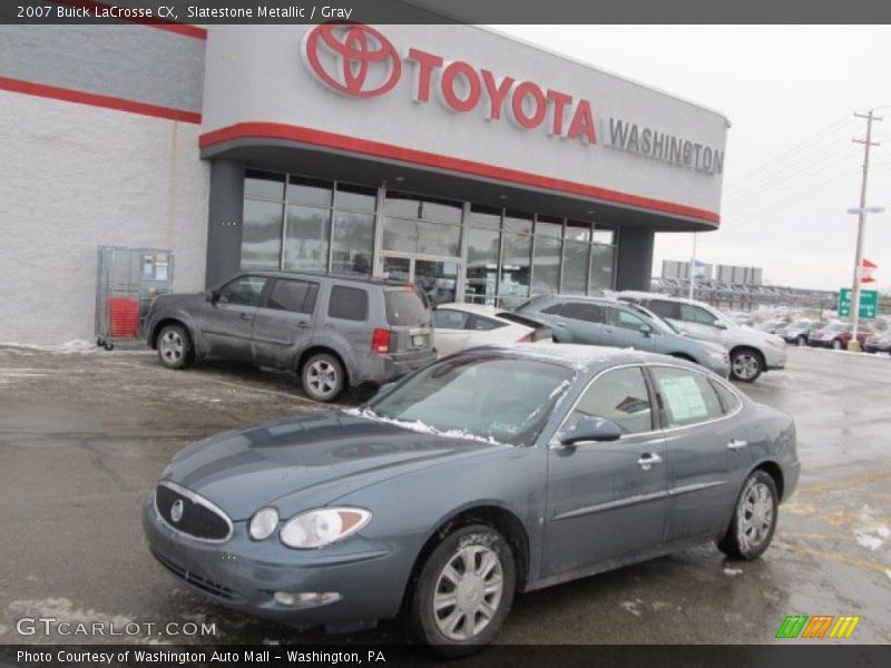 Slatestone Metallic / Gray 2007 Buick LaCrosse CX