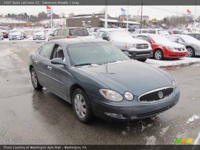 Slatestone Metallic / Gray 2007 Buick LaCrosse CX