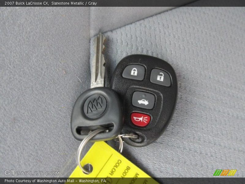 Slatestone Metallic / Gray 2007 Buick LaCrosse CX