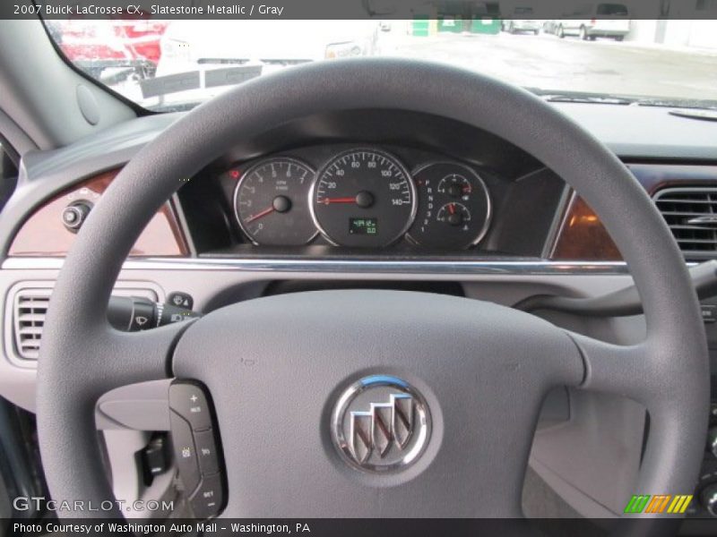 Slatestone Metallic / Gray 2007 Buick LaCrosse CX
