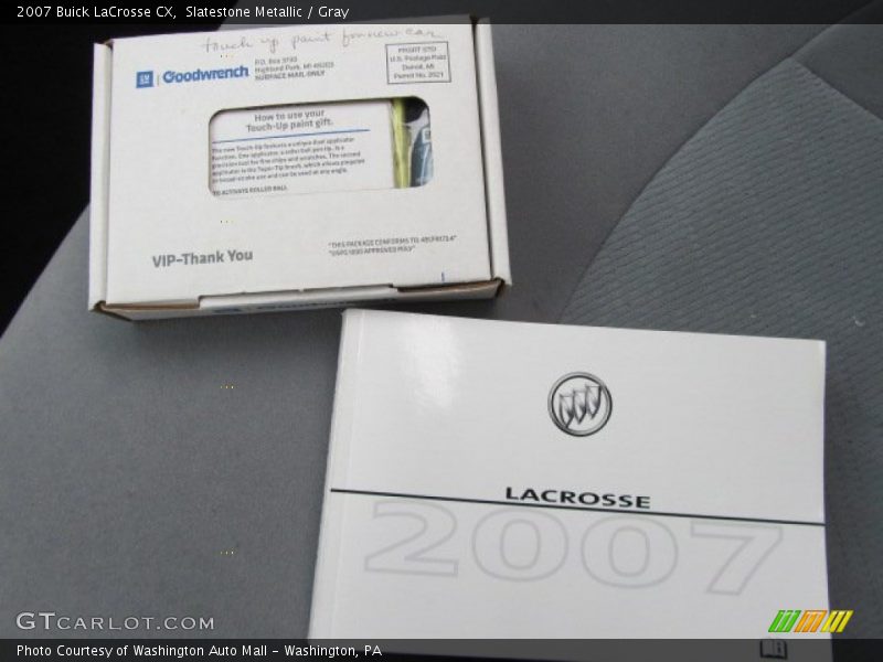 Slatestone Metallic / Gray 2007 Buick LaCrosse CX